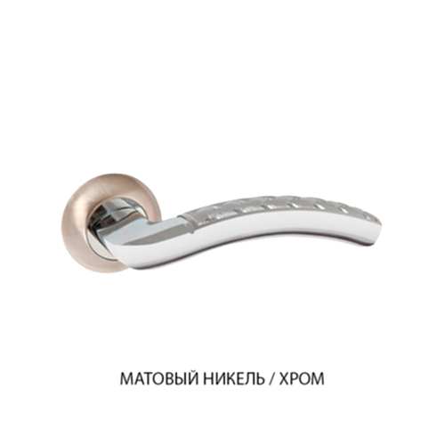 Дверная ручка PUNTO ATLAS TL, матовый никель/хром, алюминий